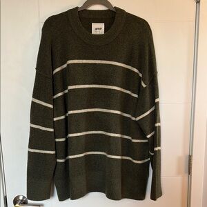 Olive Green Oversized Women’s Sweater
